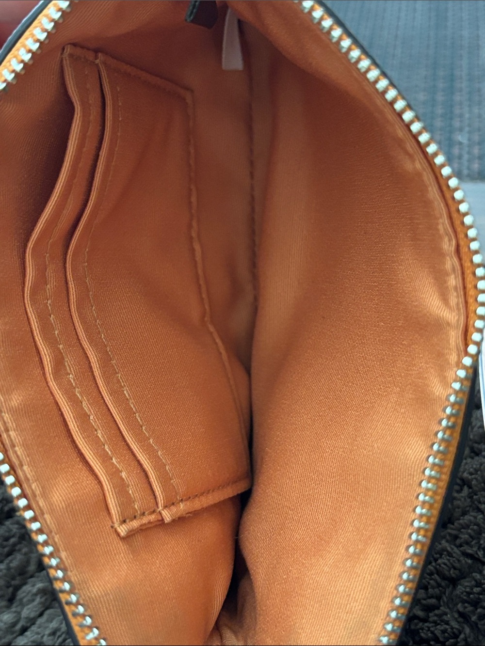 Coach Small Corner Zip
Leather Wristlet Marigold - Picture 6 of 8